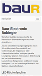 Mobile Screenshot of baur-electronic.com